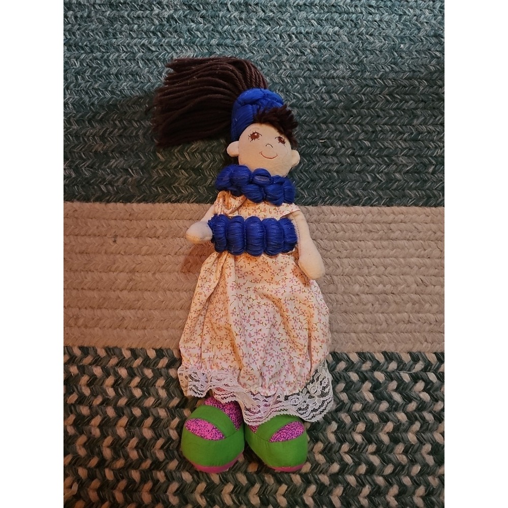 Vintage 2002 Ragg Chicks Taylor 13 Inches Rag Doll By Unimax